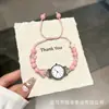Pulseira de Pérolas e Cristais Camélia Simples com Relógio de Quartzo para Mulheres Sensação de Alto Padrão Novo 2025 Novo 2026