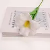 Brownie Flor Artificial Abierta Tulipán Tacto PU Hidratante Adornos para Boda Sala de Estar Flores Artificiales Decorativas Fabricante Venta al por Mayor