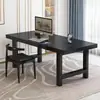 Mesa de Madera Maciza Escritorio de Computadora Escritorio Sencillo Sala de Estar Hogar Moderno Escritorio de Oficina Escritorio de Estudio Aprendizaje Escritorio de Oficina Ultra Grueso