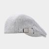 Otoño e Invierno Nuevo Boina Anti-desgaste para Mujer Gorra Simple Ligera de Paneles Corta para Hombre Moda Retro Gorra Delantera de Pareja