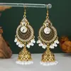 Novos Brincos de Moda Europeus e Americanos, Estilo Étnico Elegante, Brincos Pendentes com Franjas de Strass, Brincos de Alto Padrão Estilo Retrô