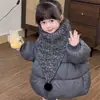 Bufanda de punto coreana gruesa y cálida para niños y niñas en invierno, protección para el cuello infantil, a prueba de viento, color liso, estándar de cuero, bufanda al por mayor