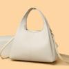 Bolsa Cesta de Vegetais de Couro Macio Texturizado de Alta Qualidade, Bolsa de Mão Feminina, Nova Moda para o Dia a Dia Bolsa Grande de Ombro Transversal