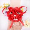 Suprimentos de casamento pulso nupcial Flor Coreano simulação de casamento dança tecido damas de honra irmãs mão flor atacado