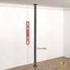 Barra de Soporte de Techo a Piso Bandeja Telescópica Perchero Telescópico para Pantalones Barra Horizontal Telescópica Soporte de Riel Tubo de 32/38