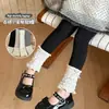 Leggings de Primavera 2026 para Niñas, Ropa Exterior para Niños Mayores, Calcetines para Niños, Medias, Calentadores de Piernas Estilo Coreano, Pantalones Cortos para Bebé, Moderno
