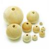 Venta al por mayor de fábrica de cuentas de madera de loto Hemu de 6 a 40 mm, color madera, bolas de madera, cuentas sueltas, accesorios de joyería para bricolaje