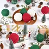 Nuevo Colgante de Bola de Navidad de Lana Transfronterizo de Amazon Decoraciones para Árbol de Navidad Colgantes para Decoración de Ventana de Navidad
