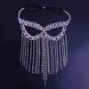 Nueva máscara novedosa de diamantes de imitación de Amazon, máscara para fiesta de disfraces de Halloween, máscara con accesorios europeos y americanos.