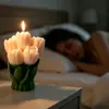Procesamiento Personalizado de Ramos de Tulipanes, Velas Aromáticas con Forma DIY, Regalos Atmosféricos para el Día de San Valentín, Decoraciones de Escritorio