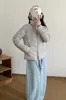 Chaqueta de Plumón de Pato Blanco al 90% Estilo Japonés para Mujer, Invierno, Corta, Ligera, Adelgazante, Petite, Moderna, Cálida, Cuello Alto, Mujer