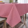 Tecido para Toalha de Mesa Pastoral Fresca Toalha de Mesa de Jantar Toalha de Mesa Toalha de Mesa de Chá Xadrez Pequeno Verde Renda Impermeável Atacado Novo Produto