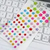 Adesivos de Joias Brilhantes Acrílico DIY Decoração de Álbum de Fotos Adesivos de Diamante de Cristal Adesivos para Capa de Celular Adesivos Faciais para Mulheres