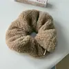 Goma de Pelo de Felpa Otoño e Invierno Estilo Coreano Oversize Dulce Cuerda para Moño Simple Pin para Flequillo Bb