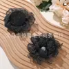 Estilo Fada Estilo Suave Malha de Pérola Artificial Bolinhas Rosa Grampo de Cabelo Headdress Brincos Acessórios Acessórios