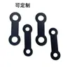 Cuerda de Poliuretano Hebilla Etiqueta de Cuero Hebilla de Cuero en Forma de 8 Cuerda Pegamento de Cuero de Vaca Fibra Super Dos Agujeros Borde Aceitado Impresión UV Serigrafía Accesorios para Cordón Etiqueta de Cuero