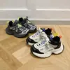 Tallas 27-37, zapatillas deportivas infantiles de doble algodón, zapatillas tipo 'dad shoes' para niños, zapatos de algodón nuevos para invierno, casual, suela ligera, modelo 6709