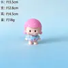 Mini figura de moda que brilla en la oscuridad, adorno de escritorio lindo versión Q, muñeca de niña adorable, juguete de regalo de cumpleaños, decoración transfronteriza