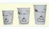 Vasos de Papel para Café Desechables Estilo Europeo Multitamaño