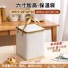 Bolsa Satchel Verde Bolo de Aniversário Espessado Bolsa Térmica Entrega Takeout Bolsa Especial Bolsa Refrigerada Personalizada Bolsa de Armazenamento Frio com Folha de Alumínio
