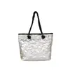 Bolsa de Algodão Leve 2026 Novo Estilo Bolsa de Ombro Único Feminina Bolsa de Mão Bolsa de Axila com Design de Capacidade Bolsa Tote para Comutação Venda por Atacado
