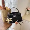 Bolso de Mano con Patrón de Piedra Estilo Coreano 2026 Verano Nueva Moda Casual Elegante Bolso de Hombro Personalizado Color Sólido Bolso Cruzado