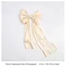 Cinta Pura Perlada Estilo Francés, Tela Ondulada de Satín Nieve para Manualidades y Lazos, Material Romántico para Envolver Ramos Florales, Suministros para Empaque de Bodas y Regalos