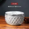 Utensílios tailandeses para beber e comer lata tigela Tailândia Uthongkan estilo do Sudeste Asiático Dai prata Phop Luda tigela smoothie sobremesa