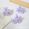 Buquê de Flores Pequenas Artificiais Estilo Ins com 3 Pétalas Materiais para Acessório de Cabelo DIY Feito à Mão Flores para Arranjo de Parede de Flores para Salão de Casamento Adereços de Fotografia Flores