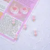 Mini arte de uñas DIY, pasadores y accesorios temáticos de Oden - materiales de resina lindos y divertidos para hacer decoraciones de color crema