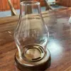 Suporte de Velas de Vidro Estilo Japonês à Prova de Vento para Mesa Ornamento Artístico Vintage para Casa Hotel Pousada Decoração Criativa para Casa