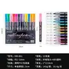 Set de Arte de Marcadores Acrílicos de 24 Colores para Estudiantes Pintura Pluma para Pintar Zapatos Blancos para Niños Punta Fina Color Especial Graffiti