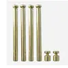 Tornillos para marcos de fotos de acrílico, clavos publicitarios dorados hechos a medida, clavos para letreros, herrajes de soporte para tableros de exhibición, pilares de soporte