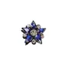 Parche de tela de estrella de cinco puntas con diamantes de imitación de moda, parche de estrella de diamante cosido a mano, flor de zapato DIY, broche, parche de ropa, parche