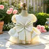 PETCIRCLE Ropa para Mascotas Perros Pequeños Cachorros Mascotas Lindas Otoño Invierno Paseo Diario Falda Cielo Estrellado Vestido de Boda