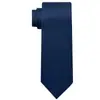 Corbata para Hombre Color Sólido Corbata Negra Corbata Negra de Satén Corbata de Negocios Ocasión Boda Corte Delgado Cuello Blanco Corbata de Trabajo