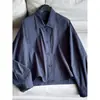 2026 nueva camisa cárdigan suelta estilo corto estilo novio top suelto chaqueta al por mayor N5CT201