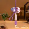 Novo produto do Festival do Barco-Dragão: Pingente de cabaça em brocado Song com borla, sachê de artemísia, acessório Hanfu, pingente de cintura cultural e criativo de fortuna e prosperidade, presente de feriado