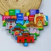 [Série Henan] Henan Zhengzhou Kaifeng Luoyang Xinxiang South Taihang Laojun Montanha Lembrança Turística Adesivos para Geladeira