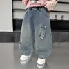 Pantalones Vaqueros para Niños Estilo Primavera y Otoño Elegantes Pantalones de Pierna Recta para Bebé Niño Nueva Moda Otoñal para Niños 2026