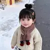Conjunto de Gorro y Bufanda para Niños para Otoño e Invierno, Gorro de Punto Estilo Coreano, Gorro Cálido de Lana para Bebé, Gorro Pullover para Niños y Niñas