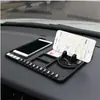 Suporte para celular de carro com tapete antiderrapante, suporte para navegação de veículo, suporte de telefone, placa de estacionamento, três em um multifuncional
