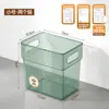 Cesta de Armazenamento Antibacteriana para Geladeira BNBS Caixa de Armazenamento de Alimentos de PP de Grau Alimentício Caixa Organizadora para Porta Lateral de Geladeira