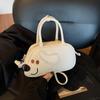 Bolsa Única Divertida de Dachshund Design 2025 Ombro Único Retrô Nova Moda Bolsa Transversal Bolsa Baguete Bolsa de Braço