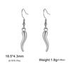Europa y Estados Unidos suministro mayorista transfronterizo de colgante de forma irregular, joyería de regalo de dama chili, aretes de acero inoxidable