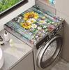 Transfronterizo Retro Girasol Nuevo Tierra de Diatomeas Engrosado Aislamiento Térmico Almohadilla de Drenaje A prueba de Polvo Absorbente Paño Cubre Gabinete de Refrigerador