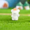 Resina Flocada Fofo Cachorrinho Capa de Celular Bolsa Pingente Chaveiro DIY Ornamento Pendurado Acessório Feito à Mão