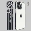 Adecuado para Película de Marco Apple 17 Pro Max, Película Lateral Mate Teléfono Apple 15, Protector de Pantalla 13, Pegatina de Lente 16, 14