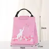 Bolsa de Lonchera de Dibujos Animados Linda, Bolsa de Lonchera Portátil Conveniente para Trabajadores de Oficina y Estudiantes, Bolsa para Comida de Gran Capacidad