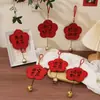 Colgante para Manija de Puerta de Inauguración de Casa, Decoración para Casa Nueva, Suministros para Ceremonia de Mudanza, Colgante de Campana, Pequeño Adorno Colgante